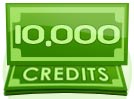 10,000 Credit Tip